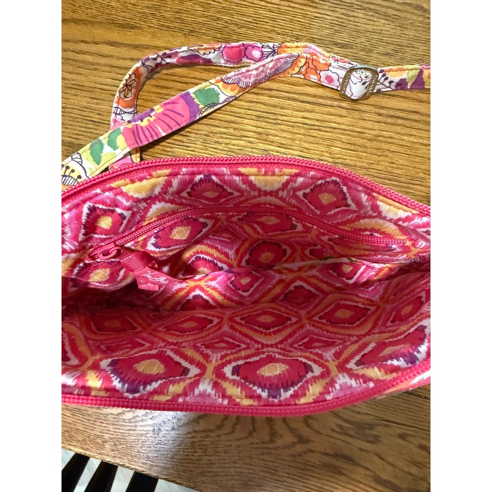 Vera Bradley Little Hipster Crossbody Bag in Clementine floral and paisley - Picture 5 of 16
